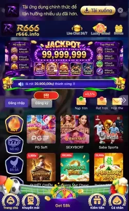 Tải App R666 – Trải Nghiệm Mọi Lúc, Mọi Nơi